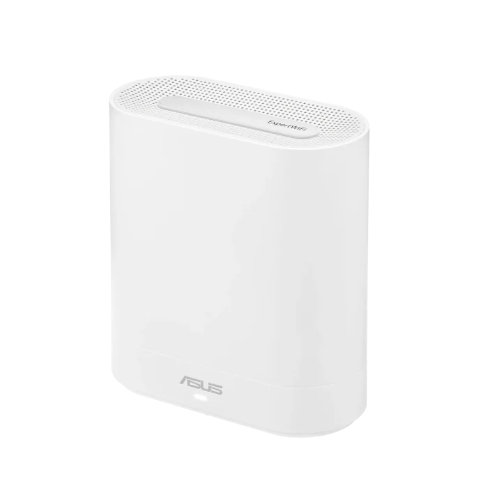 ASUS ROUTER/Expert/2402 Mbps+574 Mbps/2.4GHz 2x2/5GHz 2x2/PoE+/100 devices/Wall+Ceiling Mount/AiMesh/1 Pack.90IG07V0-MO3A60 - ASUS EBM68(1PK) – Expert Wifi, White, Internal, Mesh router, Power, Tri-band (2.4 GHz / 5 GHz / 5 GHz), Wi-Fi 6 (802.11ax)