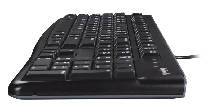 920-002562 - LOGI MK120 Corded Keyboard and Mouse Combo spill resistant - Logitech Desktop MK120, Standard, Wired, USB, QWERTY, Black, Mouse included