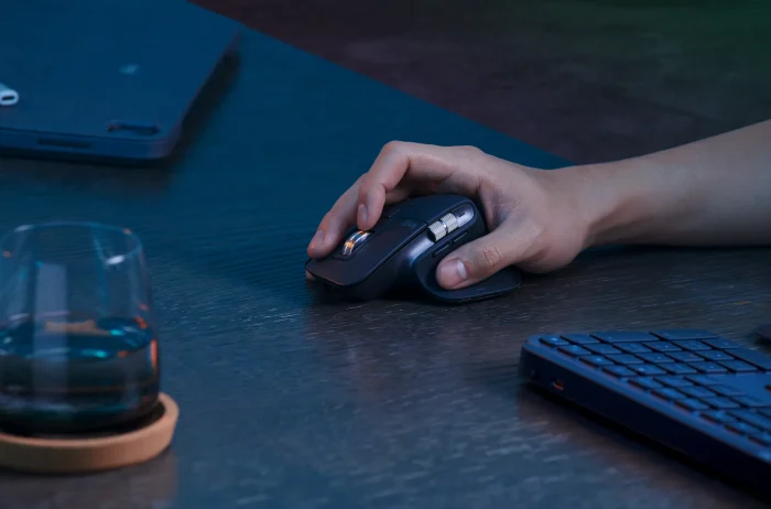 920-011614- Logitech MX Keys S Perfomance Combo: MX Master 3S; MX Keys S & MX Palm Rest- GRAPHITE - Logitech MX Keys S Combo, Wireless, RF Wireless + Bluetooth, Scissor key switch, QWERTY, LED, Graphite