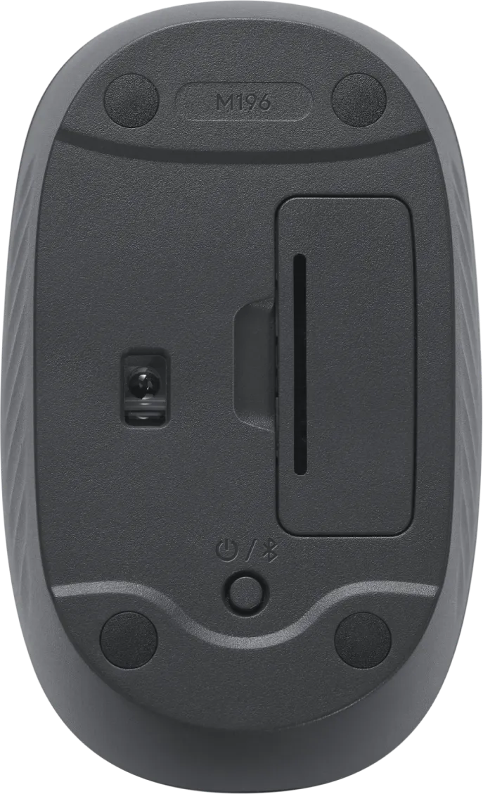 LOGI M196 910-007459 Bluetooth Mouse - GRAPHITE. - Logitech M196, Ambidextrous, IR LED, Bluetooth, 1000 DPI, Graphite