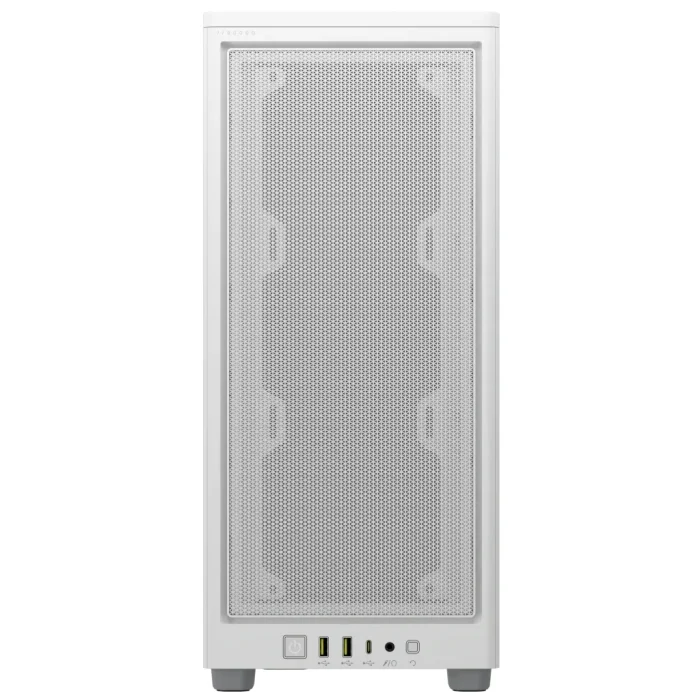 2000D AIRFLOW White Mini-ITX PC Case; 3x 2.5'' Drive Bays; Up to 360mm Radiator compatible - Corsair 2000D AIRFLOW, Small Form Factor (SFF), PC, White, Mini-ITX, 9 cm, 36.5 cm