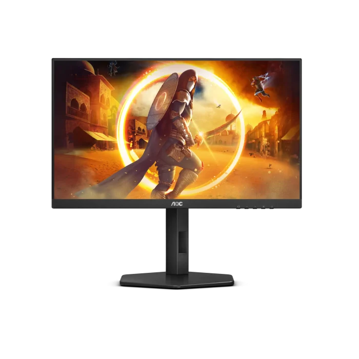 AOC 24G4E Gaming Monitor|23.8 inch|IPS FHD 1920x1080 180hz|1ms|HDMI DP|VESA|300 nits |Adaptive Sync - AOC G4 24G4E, 60.5 cm (23.8"), 1920 x 1080 pixels, Full HD, LED, 1 ms, Black