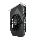 ASUS Graphics Card/NVIDIA/PCIe4/8GB GDDR6/OC mode:1807MHz/ Gaming mode:1777MHz/1xDVI/1xHDMI/1xDP/450W - ASUS Phoenix PH-RTX3050-8G-V2, GeForce RTX 3050, 8 GB, GDDR6, 128 bit, 7680 x 4320 pixels, PCI Express 4.0
