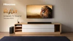Hisense HS2100 Soundbar; 2.1CH; 240W; Virtual Sound; Bluetooth; 1 xUSB - Hisense HS2100, 2.1 channels, 240 W, DTS Virtual:X, Dolby Digital, Dolby Digital Plus, Movie, Music, TV, 120 W, 120 W