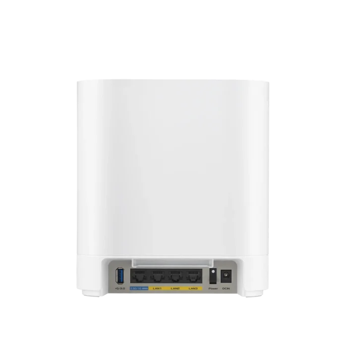 ASUS ROUTER/Expert/2402 Mbps+574 Mbps/2.4GHz 2x2/5GHz 2x2/PoE+/100 devices/Wall+Ceiling Mount/AiMesh/1 Pack.90IG07V0-MO3A60 - ASUS EBM68(1PK) – Expert Wifi, White, Internal, Mesh router, Power, Tri-band (2.4 GHz / 5 GHz / 5 GHz), Wi-Fi 6 (802.11ax)