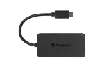 TRANSCEND USB TYPE C 4 PORT USB 3.1 HUB - BUS POWERED - Transcend HUB2C, USB 3.0 (3.1 Gen 1) Type-C, USB 3.2 Gen 1 (3.1 Gen 1) Type-A, 5000 Mbit/s, Black, CE/FCC/BSMI/KC, USB