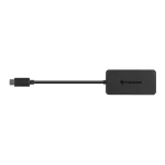 TRANSCEND USB TYPE C 4 PORT USB 3.1 HUB - BUS POWERED - Transcend HUB2C, USB 3.0 (3.1 Gen 1) Type-C, USB 3.2 Gen 1 (3.1 Gen 1) Type-A, 5000 Mbit/s, Black, CE/FCC/BSMI/KC, USB