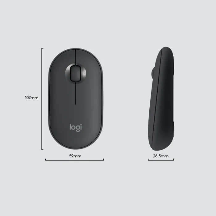 Logitech Wireless Keyboard and Mouse Combo MK470 (GRAPHITE) 2-Year Limited Hardware warranty - Logitech MK470 Slim Combo, Full-size (100%), Wireless, RF Wireless, QWERTY, Graphite, Mouse included