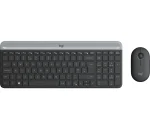 Logitech Wireless Keyboard and Mouse Combo MK470 (GRAPHITE) 2-Year Limited Hardware warranty - Logitech MK470 Slim Combo, Full-size (100%), Wireless, RF Wireless, QWERTY, Graphite, Mouse included