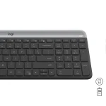Logitech Wireless Keyboard and Mouse Combo MK470 (GRAPHITE) 2-Year Limited Hardware warranty - Logitech MK470 Slim Combo, Full-size (100%), Wireless, RF Wireless, QWERTY, Graphite, Mouse included