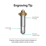 2006978 - Cricut Maker Engraving Tip with QuickSwap Housing - Cricut 2006978, Silver, 1 pc(s)