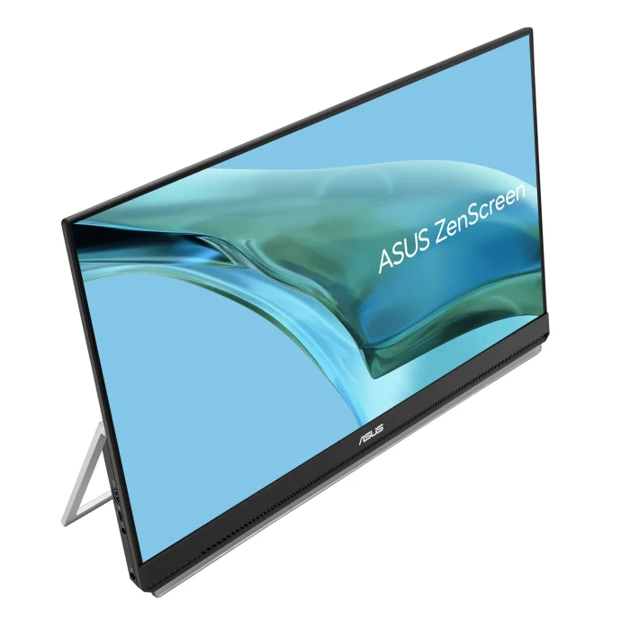 ASUS ZenScreen|24” 1080P|Portable USB Monitor (MB249C)|FHD|IPS|Type-C|Speaker|Multi-stand Design Kickstan|C-clamp Arm|Partition - ASUS ZenScreen MB249C, 60.5 cm (23.8"), 1920 x 1080 pixels, Full HD, LED, 5 ms, Black