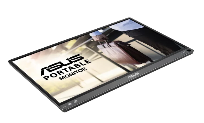 ASUS ZenScreen MB16ACE Portable USB Monitor | 15.6'' FHD | 60hZ | Hybrid Signal Solution | USB Type-C | Flicker Free | Blue Lig - ASUS ZenScreen MB16ACE, 39.6 cm (15.6"), 1920 x 1080 pixels, Full HD, LED, 5 ms, Grey
