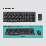 920-009800 - LOGI MK295 Wireless keyboard and mouse Combo Desktop Silent GRAPHITE - Logitech MK295 Silent Wireless Combo, Full-size (100%), USB, QWERTY, Graphite, Mouse included