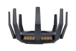 ASUS ROUTER/Gaming/2.4GHz 4x4up to1148Mbps/5GHz 8x8up to 4808Mbps/1xWAN/8xLAN/1xUSB/1xSFP/AiMesh/AiProtection/VPN90IG04J1-BM3010 - ASUS RT-AX89X AX6000 AiMesh, Wi-Fi 6 (802.11ax), Dual-band (2.4 GHz / 5 GHz), Ethernet LAN, 3G, Black, Tabletop router