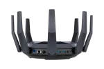 ASUS ROUTER/Gaming/2.4GHz 4x4up to1148Mbps/5GHz 8x8up to 4808Mbps/1xWAN/8xLAN/1xUSB/1xSFP/AiMesh/AiProtection/VPN90IG04J1-BM3010 - ASUS RT-AX89X AX6000 AiMesh, Wi-Fi 6 (802.11ax), Dual-band (2.4 GHz / 5 GHz), Ethernet LAN, 3G, Black, Tabletop router