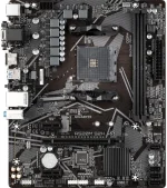 GIGABYTE Motherboard AMD A520M-S2H for 3rd/4th/5th Generation AMD Ryzen™ processors; 2x Dual DDR4; 1x M2; HDMI; DVI; VGA. - GIGABYTE A520M S2H Motherboard - Supports AMD Ryzen 5000 Series AM4 CPUs, 4+3 Phases Pure Digital VRM, up to 5100MHz DDR4 (OC), PCIe 3.0 x4 M.2, GbE LAN, USB 3.2 Gen 1, AMD, Socket AM4, 3rd Generation AMD Ryzen™ 3, Socket AM4, 64 GB, DDR4-SDRAM