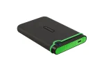TRANSCEND 4TB STOREJET M3C 2.5'' USB TYPE C HDD SLIM IRON GREY - Transcend StoreJet 25M3C 4TB, 4 TB, 2.5", 3.2 Gen 1 (3.1 Gen 1), Black, Green