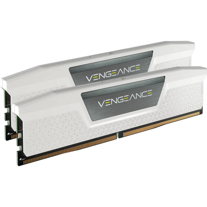 Corsair VENGEANCE® 32GB (2 x 16GB) DDR5 DRAM 5200MHz C40 Memory Kit; 40-40-40-77; 1.25V; Intel XMP White. . - Corsair Vengeance CMK32GX5M2B5200C40W, 32 GB, 2 x 16 GB, DDR5, 5200 MHz, 288-pin DIMM