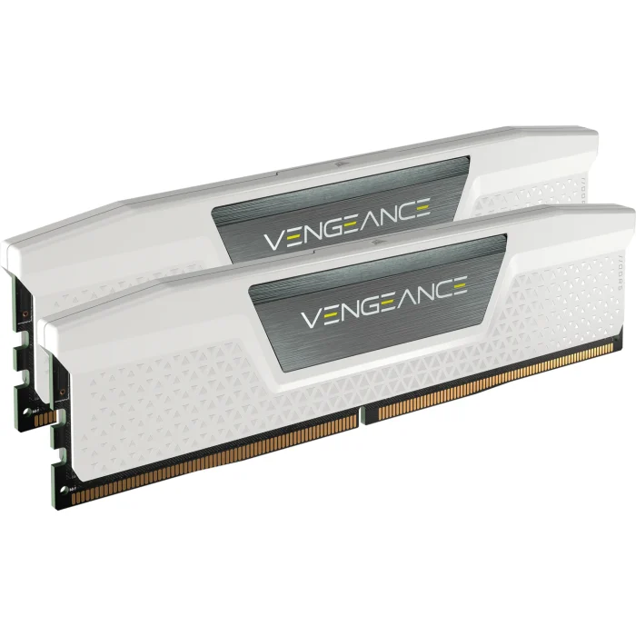 Corsair VENGEANCE® 32GB (2 x 16GB) DDR5 DRAM 5200MHz C40 Memory Kit; 40-40-40-77; 1.25V; Intel XMP White. . - Corsair Vengeance CMK32GX5M2B5200C40W, 32 GB, 2 x 16 GB, DDR5, 5200 MHz, 288-pin DIMM