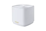 ASUS ROUTER/Mesh/2402Mbps+574Mbps/Cvg up to 325Sqm/ 1xWAN/1xLAN/AiMesh/AiProtection/VPN/Wall mount/Instant Guard/90IG0750-MO3B40 - ASUS ZenWiFi XD5 (W-2-PK), White, Internal, Mesh router, Power, 325.1 m², Dual-band (2.4 GHz / 5 GHz)