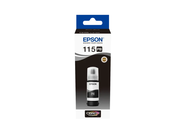 Epson 115 EcoTank Photo Black ink bottle (70 ml) - Epson 115 EcoTank, Black, 70 ml, 1 pc(s), Single pack
