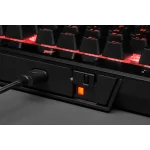Corsair K70 RGB TKL Mechanical Gaming Keyboard; Backlit RGB LED; Cherry MX Speed Keyswitches; Black - Corsair K70 RGB TKL, Wired, USB, Mechanical, QWERTY, RGB LED, Black
