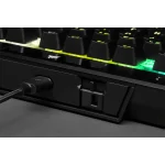 Corsair K70 RGB TKL Mechanical Gaming Keyboard; Backlit RGB LED; Cherry MX Speed Keyswitches; Black - Corsair K70 RGB TKL, Wired, USB, Mechanical, QWERTY, RGB LED, Black
