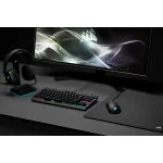 Corsair K70 RGB TKL Mechanical Gaming Keyboard; Backlit RGB LED; Cherry MX Speed Keyswitches; Black - Corsair K70 RGB TKL, Wired, USB, Mechanical, QWERTY, RGB LED, Black