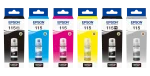 Epson 115 EcoTank Pigment Black ink bottle (70 ml) - Epson C13T07C14A, Black, Epson, EcoTank L8180, L8160, 1 pc(s)