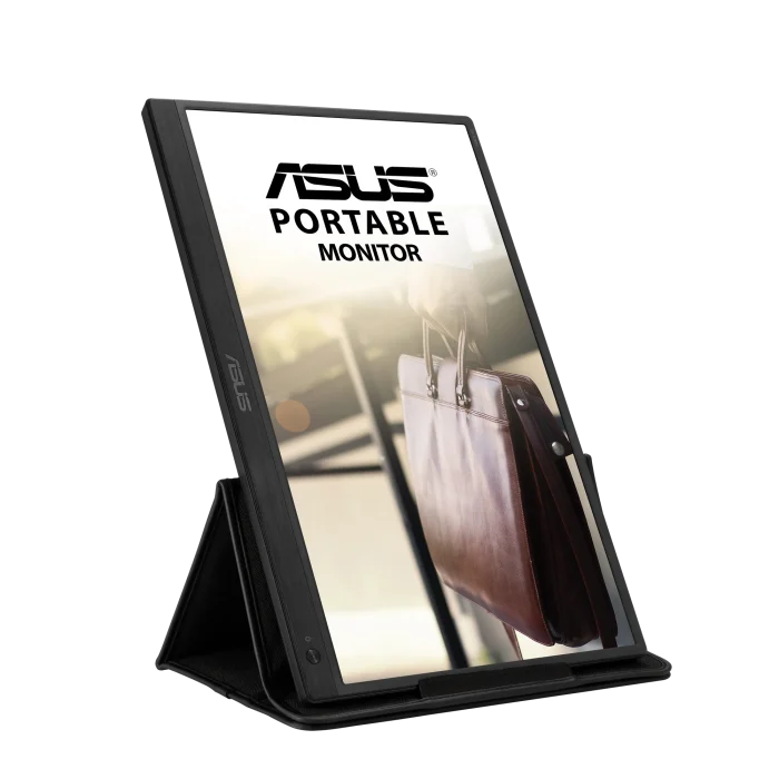 ASUS ZenScreen MB165B Portable USB Monitor |15.6 inch | 60Hz | HD(1366x768) | 1x USB 3.0 Narrow Bezel | USB-powered | Anti-glare - ASUS ZenScreen MB165B, 39.6 cm (15.6"), 1366 x 768 pixels, WXGA, LCD, 10 ms, Black