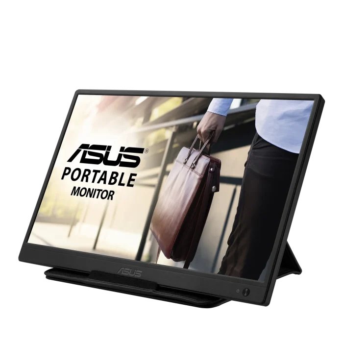 ASUS ZenScreen MB165B Portable USB Monitor |15.6 inch | 60Hz | HD(1366x768) | 1x USB 3.0 Narrow Bezel | USB-powered | Anti-glare - ASUS ZenScreen MB165B, 39.6 cm (15.6"), 1366 x 768 pixels, WXGA, LCD, 10 ms, Black