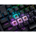 Corsair K70 RGB PRO Mechanical Gaming Keyboard - CHERRY MX Brown Keyswitches - Black - Corsair K70 RGB PRO Mechanical Gaming Keyboard with PBT DOUBLE SHOT PRO Keycaps — CHERRY MX Brown, Full-size (100%), USB, Mechanical, QWERTY, RGB LED, Black