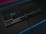Corsair K70 RGB PRO Mechanical Gaming Keyboard - CHERRY MX SPEED Silver Keyswitches - Black - Corsair K70 RGB PRO, Full-size (100%), USB, Mechanical, QWERTY, RGB LED, Black