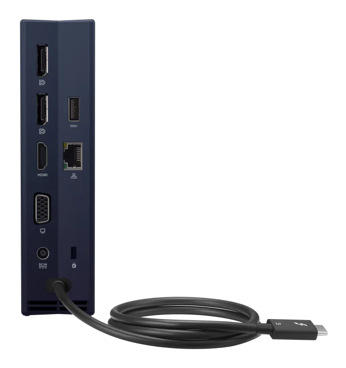 ASUS SIMPRO DOCK 2 | Connect up to 3 x Monitors | IC Smart Card Reader | RJ45 | Charge Notebook Via Thunderbolt Type-C Cable - ASUS SimPro Dock 2, Wired, Thunderbolt 3, 10,100,1000 Mbit/s, Black, Blue, 7680 x 4320 pixels, 1920 x 1080 pixels