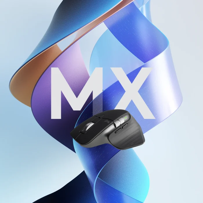 910-006559 - LOGI MX Master 3S Wireless Performance Mouse - GRAPHITE - BT - N/A - EMEA - Logitech MX Master 3S Performance Wireless Mouse, Right-hand, Laser, RF Wireless + Bluetooth, 8000 DPI, Graphite