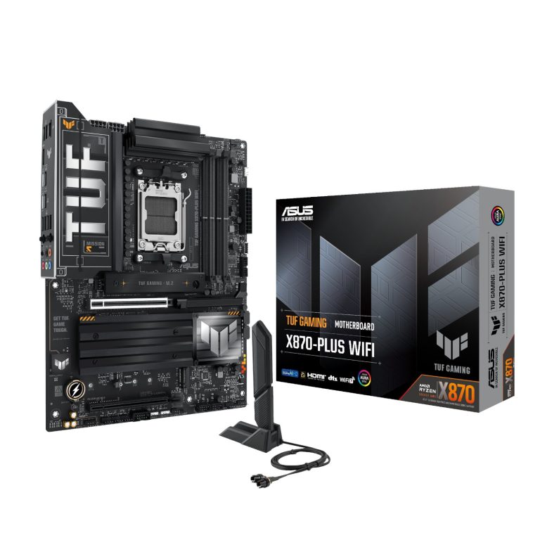 Asus TUF Gaming X870-PLUS WIFI AMD AM5 ATX Gaming Motherboard Black