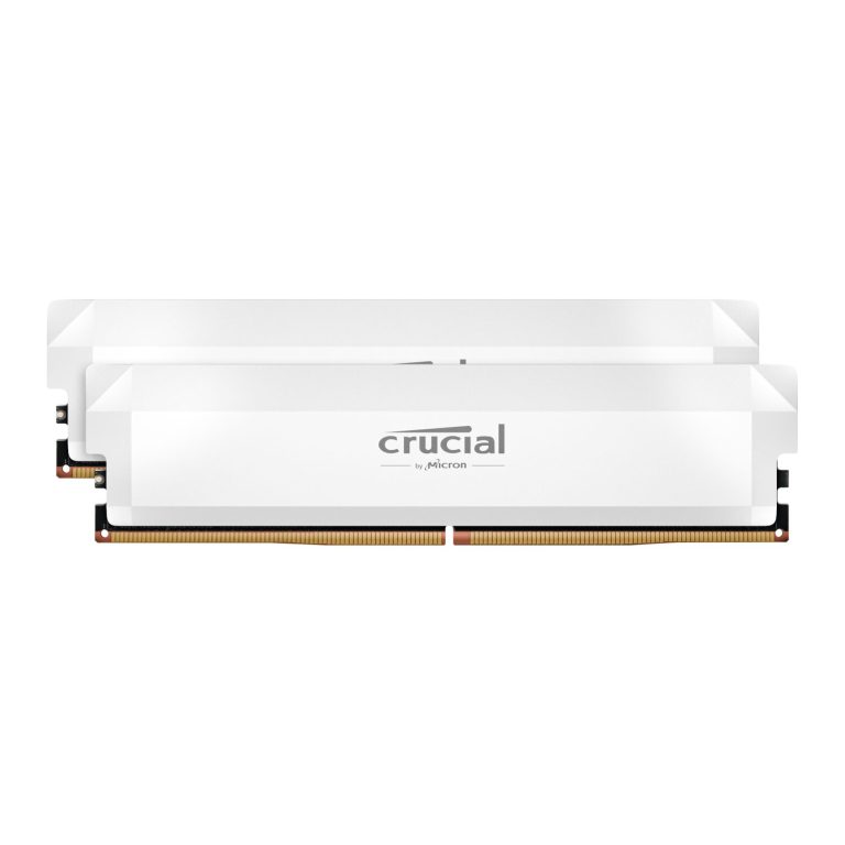 Crucial Pro DDR5-6000 64GB Overclocking Memory Kit - White -