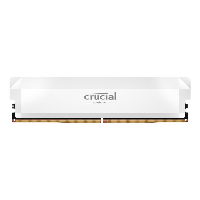 Crucial Pro Overclocking 32GB 6000Mhz DDR5 Desktop Memory White White