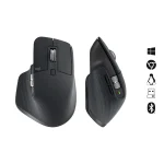 910-006559 - LOGI MX Master 3S Wireless Performance Mouse - GRAPHITE - BT - N/A - EMEA - Logitech MX Master 3S Performance Wireless Mouse, Right-hand, Laser, RF Wireless + Bluetooth, 8000 DPI, Graphite