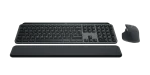 920-011614- Logitech MX Keys S Perfomance Combo: MX Master 3S; MX Keys S & MX Palm Rest- GRAPHITE - Logitech MX Keys S Combo, Wireless, RF Wireless + Bluetooth, Scissor key switch, QWERTY, LED, Graphite