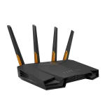 ASUS ROUTER/Gaming/2402Mbp+574Mbps/2.4GHz2x2/5GHz2x2 /1xWAN/4xLAN/. 1xUSB/AiMesh/AiProtection/VPN/Instant Guard/ - ASUS TUF Gaming AX3000 V2, Wi-Fi 6 (802.11ax), Dual-band (2.4 GHz / 5 GHz), Ethernet LAN, Black, Orange, Tabletop router