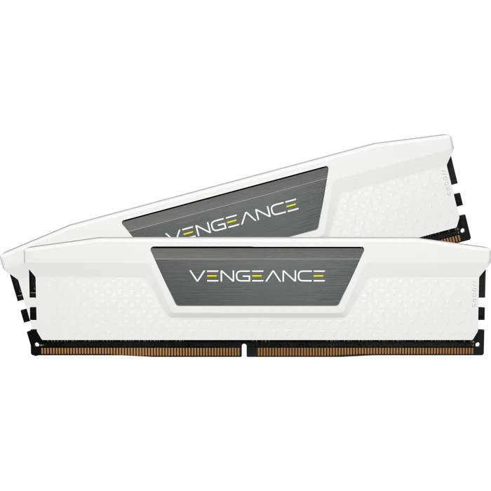 Corsair VENGEANCE® 32GB (2 x 16GB) DDR5 DRAM 5200MHz C40 Memory Kit; 40-40-40-77; 1.25V; Intel XMP White. . - Corsair Vengeance CMK32GX5M2B5200C40W, 32 GB, 2 x 16 GB, DDR5, 5200 MHz, 288-pin DIMM