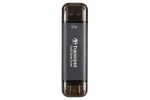 TRANSCEND 1 TB ESD310C USB3.2 TYPE A & C (USB 10Gbps) OTG COMPACT PORTABLE SSD  - Read 1050MB/s Write 950 MB/s - Black - Transcend ESD310C, 1 TB, USB Type-A to USB Type-C, USB 3.2 Gen 2x2, 1050 MB/s, Black