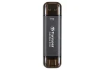 TRANSCEND 1 TB ESD310C USB3.2 TYPE A & C (USB 10Gbps) OTG COMPACT PORTABLE SSD  - Read 1050MB/s Write 950 MB/s - Black - Transcend ESD310C, 1 TB, USB Type-A to USB Type-C, USB 3.2 Gen 2x2, 1050 MB/s, Black