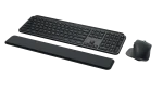 920-011614- Logitech MX Keys S Perfomance Combo: MX Master 3S; MX Keys S & MX Palm Rest- GRAPHITE - Logitech MX Keys S Combo, Wireless, RF Wireless + Bluetooth, Scissor key switch, QWERTY, LED, Graphite