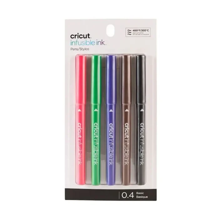 2006257 - Cricut Explore/Maker Infusible Ink Fine Point Pen Set 5-pack (Basics); . - 2006257 - Cricut Explore/Maker Infusible Ink Fine Point Pen