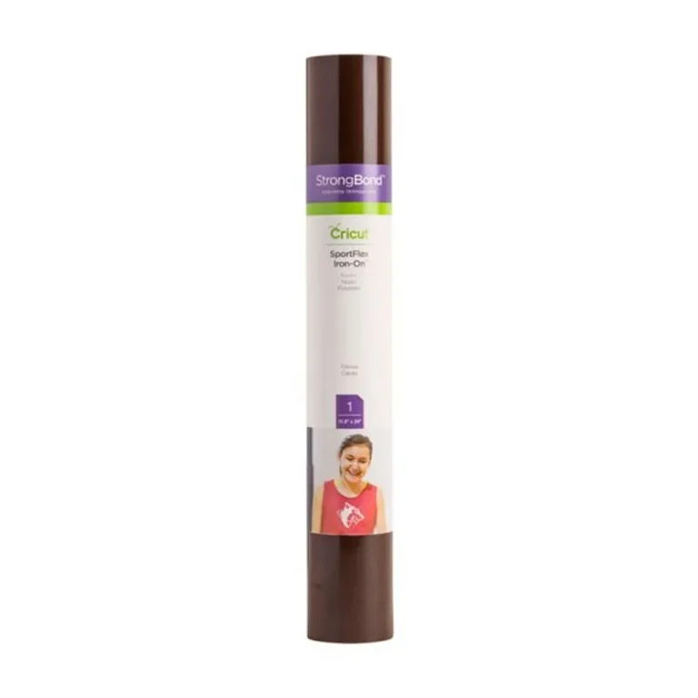 2004431 - Cricut Sportflex Iron-On 29X60cm (Cocoa) - 2004431 - Cricut Sportflex Iron-On 29X60cm (Cocoa)