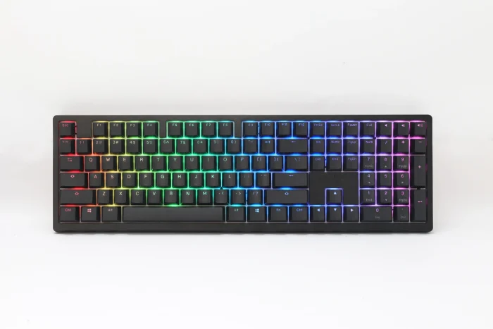 Ducky Keyboard Zero 6108 100% Mechanical Wireless Keyboard; RGB; USB 2.0 / 2.4GHz / BT - Cherry MX2A Blue switches. - Ducky Keyboard Zero 6108 100% Cherry MX2A Blue