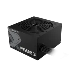Gigabyte PSU P650B Gold Certified 650W - 3 Year Warranty; 24/20-pin x 1; CPU 4+4-pin x 1; PCI-E 6+2-pin x 2; SATA x 6; Peri x3 - GIGABYTE GP-P650G, 650 W, 100 - 240 V, 12 - 6 A, 12 A, 6 A, Active